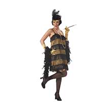 costume jazz time honey black and gold